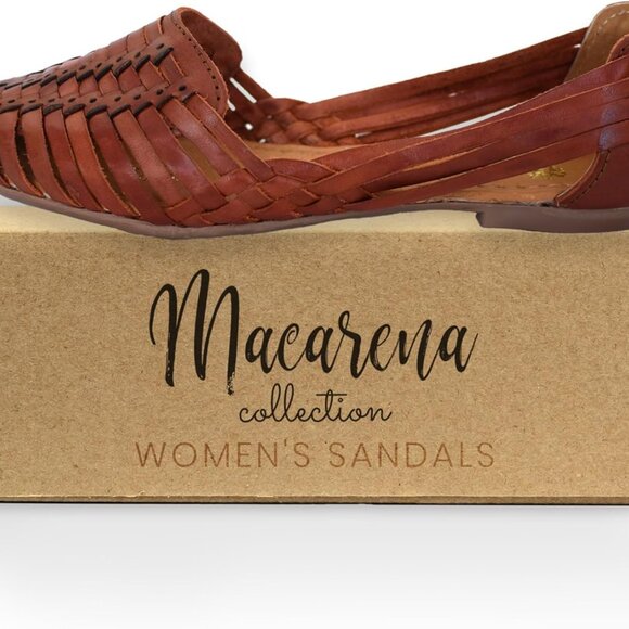 Women's Leather Sandals Huarache Handmade Mexican Stylish Comfortable Casual - Picture 2 of 6